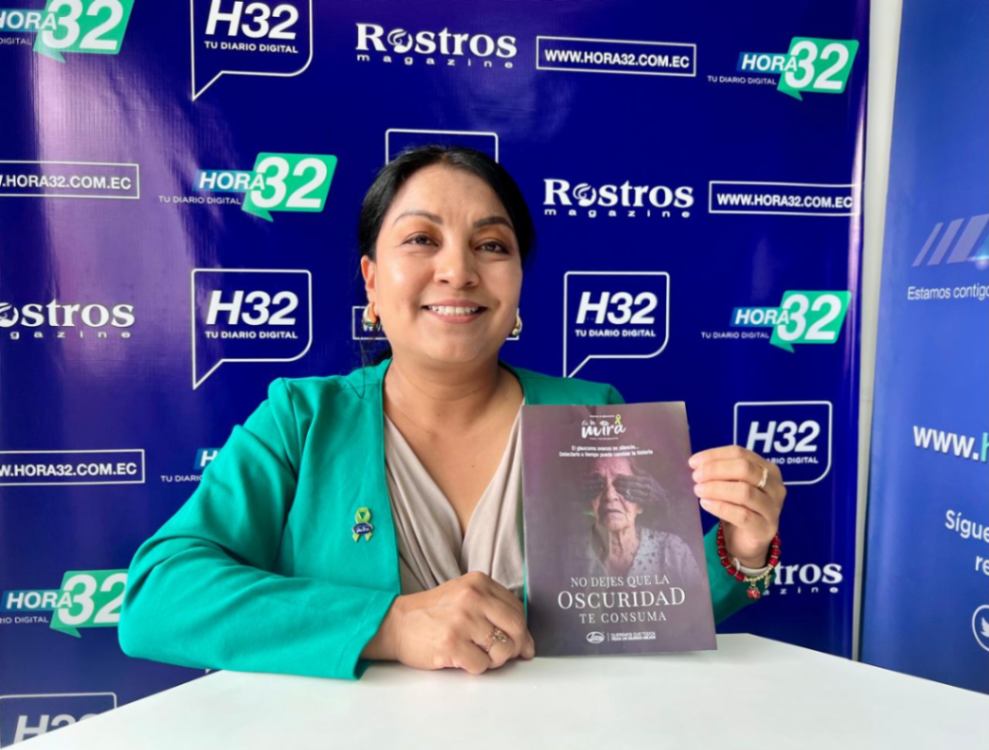 Fany Esperanza Guamán hace un llamado a la ciudadanía a realizarse chequeos oftalmológicos periódicos.