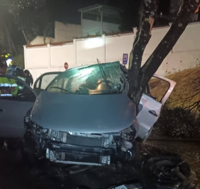 En estas condiciones quedó uno de los automotores accidentado la madrugada del último domingo, 19 de abril de 2026.