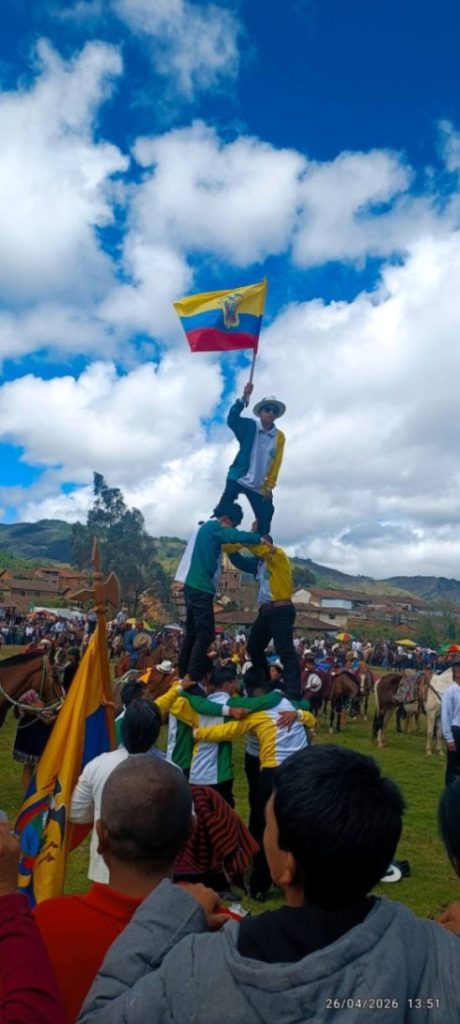 Las pirámides humanas fueron una mezcla de equilibrio y valor.