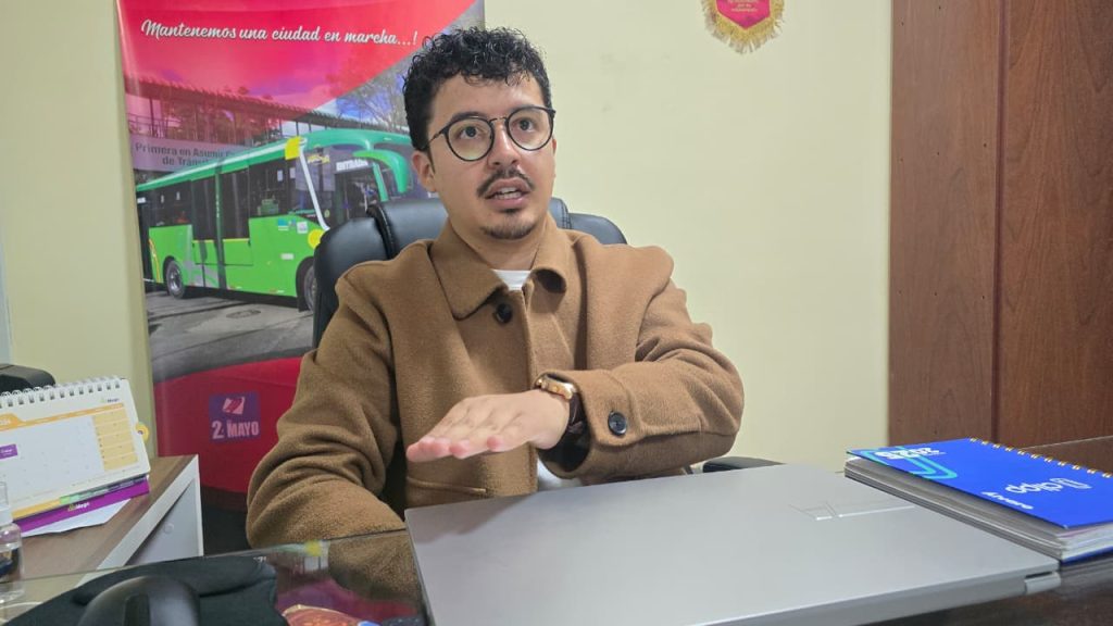 Álvaro Lavanda Chiriboga, administrador del Consorcio de Transportistas Urbanos Ciudad de Loja.