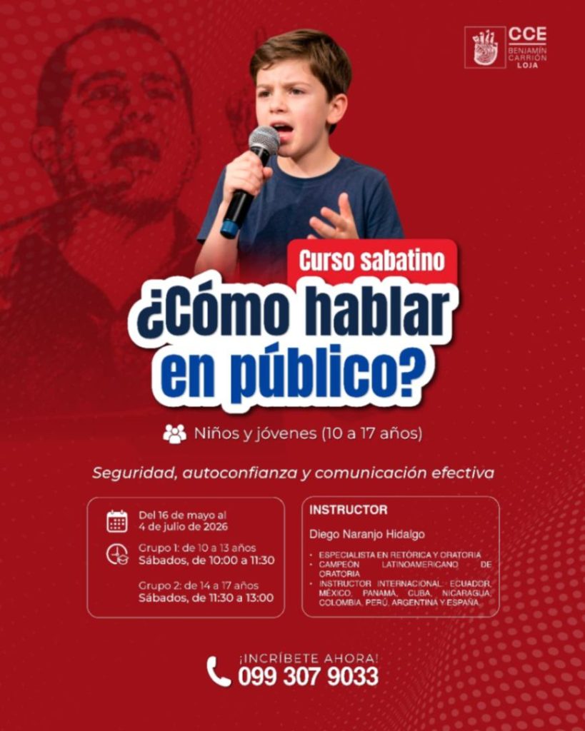 Los interesados en participar pueden obtener información adicional al 0993079033.