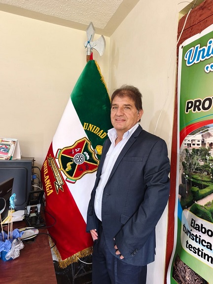 Juan Rojas Luna, rector del plantel.