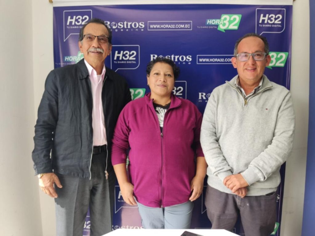 Walter Franklin Ocampo, Sandra Dolores Quintuña y Álex Geovanny Toledo son parte de los candidatos del movimiento Fuerza Barrial.