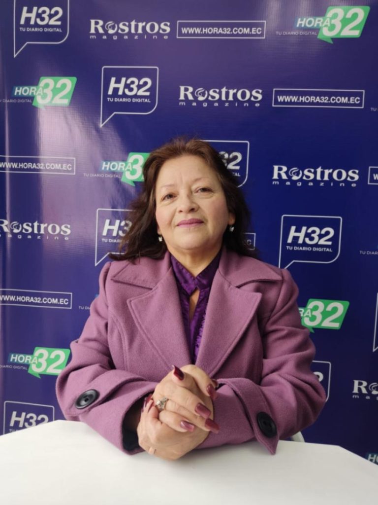 María del Rocío Buele Ramírez, presidenta de la Asaplo.