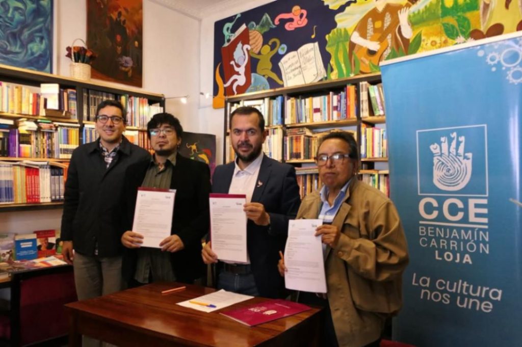 La CCE-L y Lumbrera suscribieron un convenio para fortalecer la formación y creación literaria mediante el taller Pa'labrar.