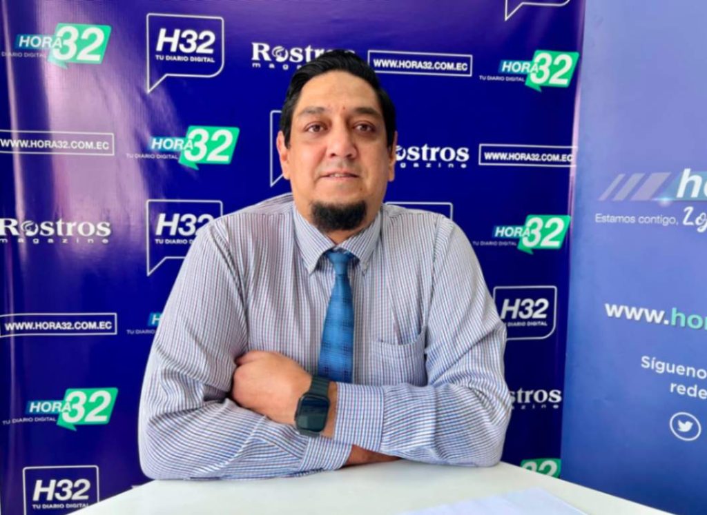 Santiago Coba, promotor de la Unidad Educativa Particular PCI “Pichincha”.