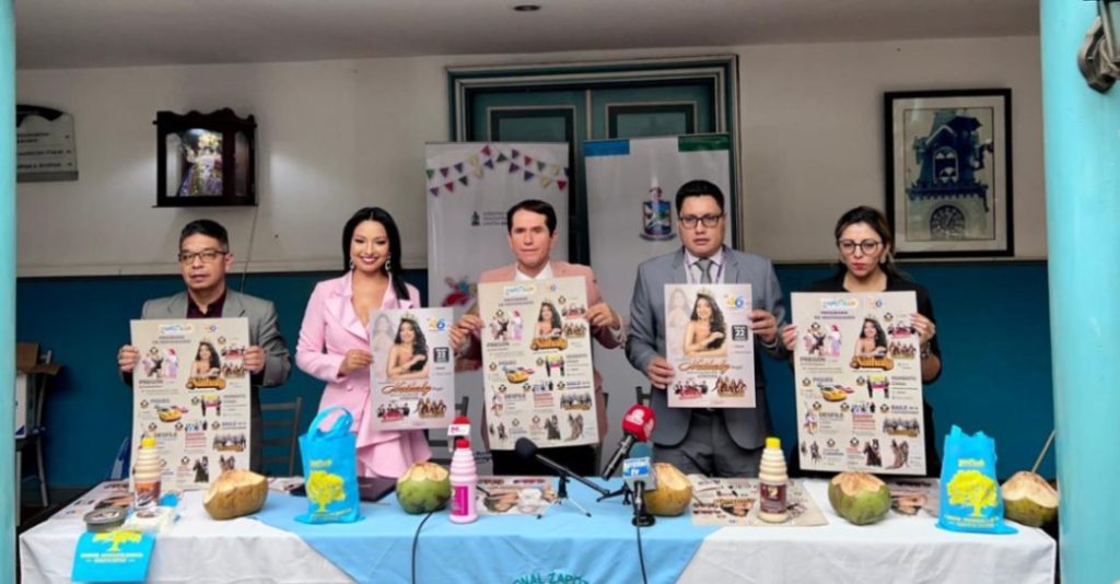 Presentación del programa de actividades en la Gobernación de Loja.