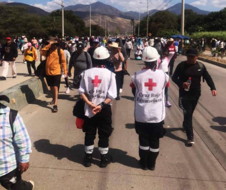Voluntarios y personal humanitario de la Cruz Roja participarán en el operativo.
