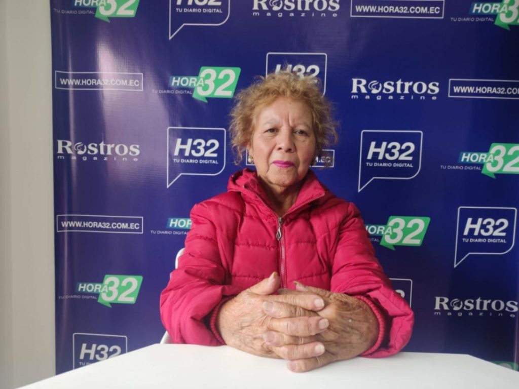 Libia Amalia Calle Campoverde, presidenta de la Confraternidad Dr. Álex Silva Calle.