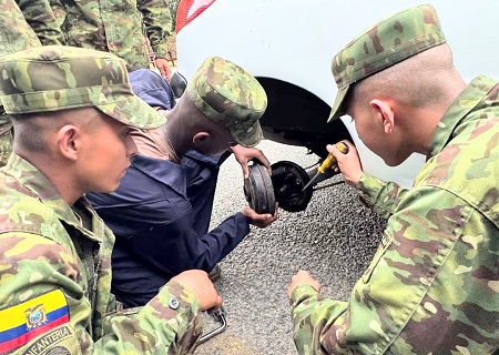 El Servicio Militar Cívico y Voluntario contribuyó a la capacitación del personal de conscriptos.