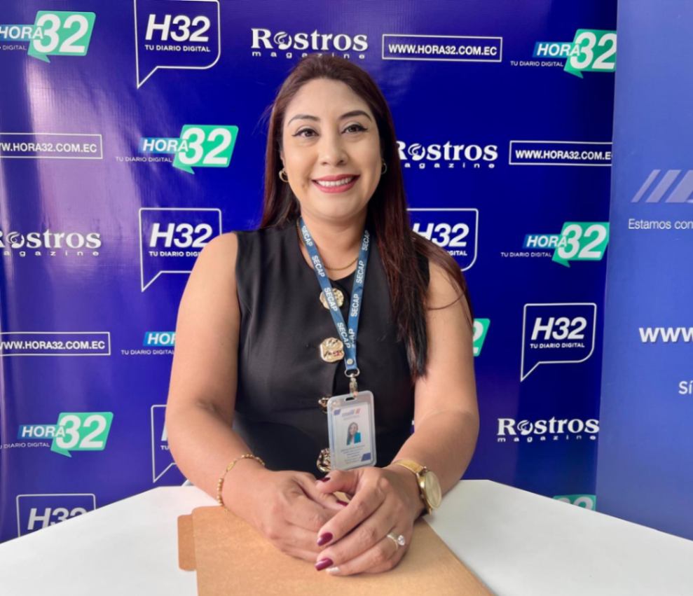 Nancy Cajamarca, coordinadora del Centro Operativo Loja.