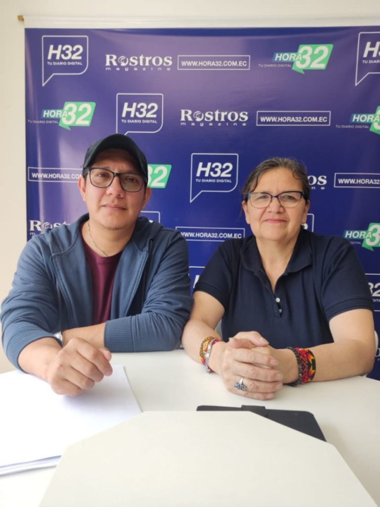Hermes Tenesaca y Faviola Fajardo, junto al resto del directorio, permanecieron al frente del gremio dos períodos consecutivos.