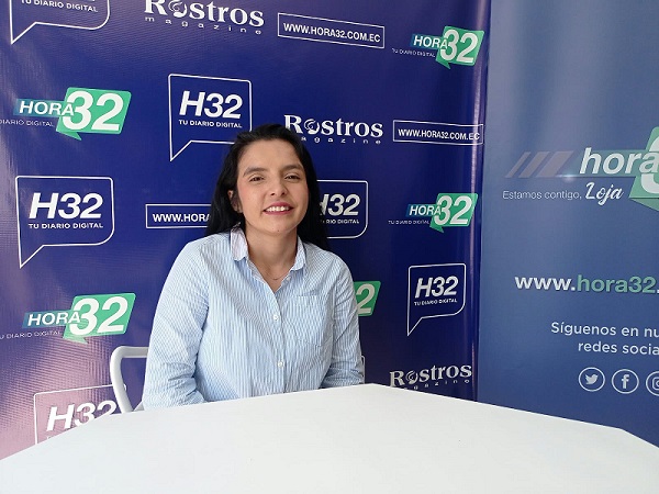 María José Flores, integrante del equipo organizador de la carrera Huellas Run.
