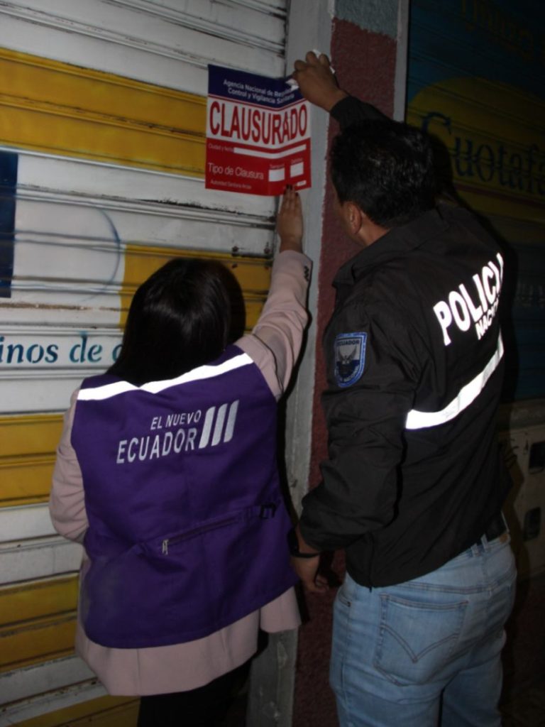 Al establecimiento infractor se le impuso los sellos de clausura.